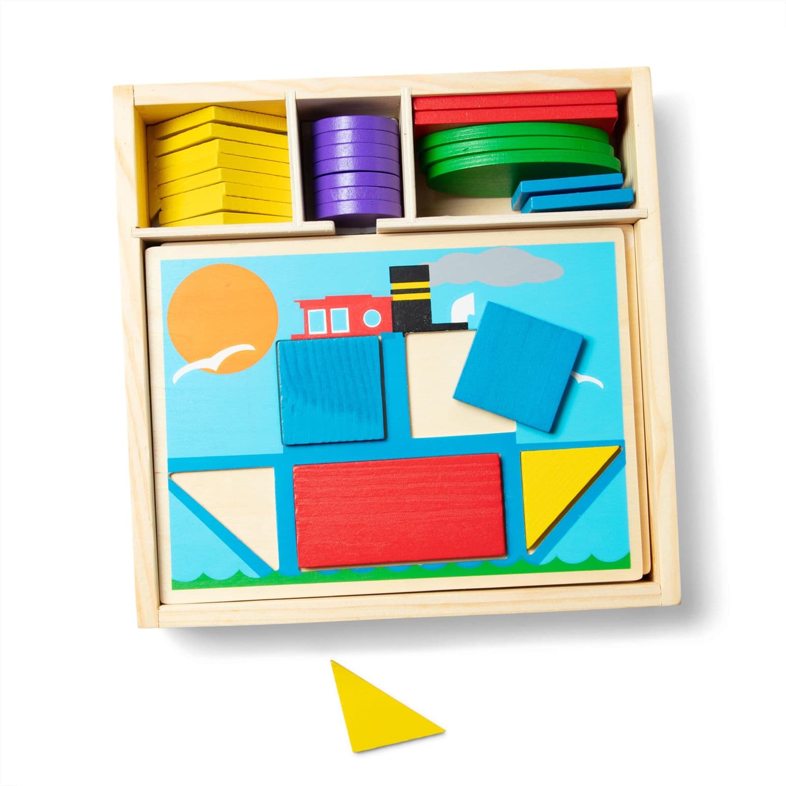 Melissa & Doug — деревянный набор узоров, 30 фигур