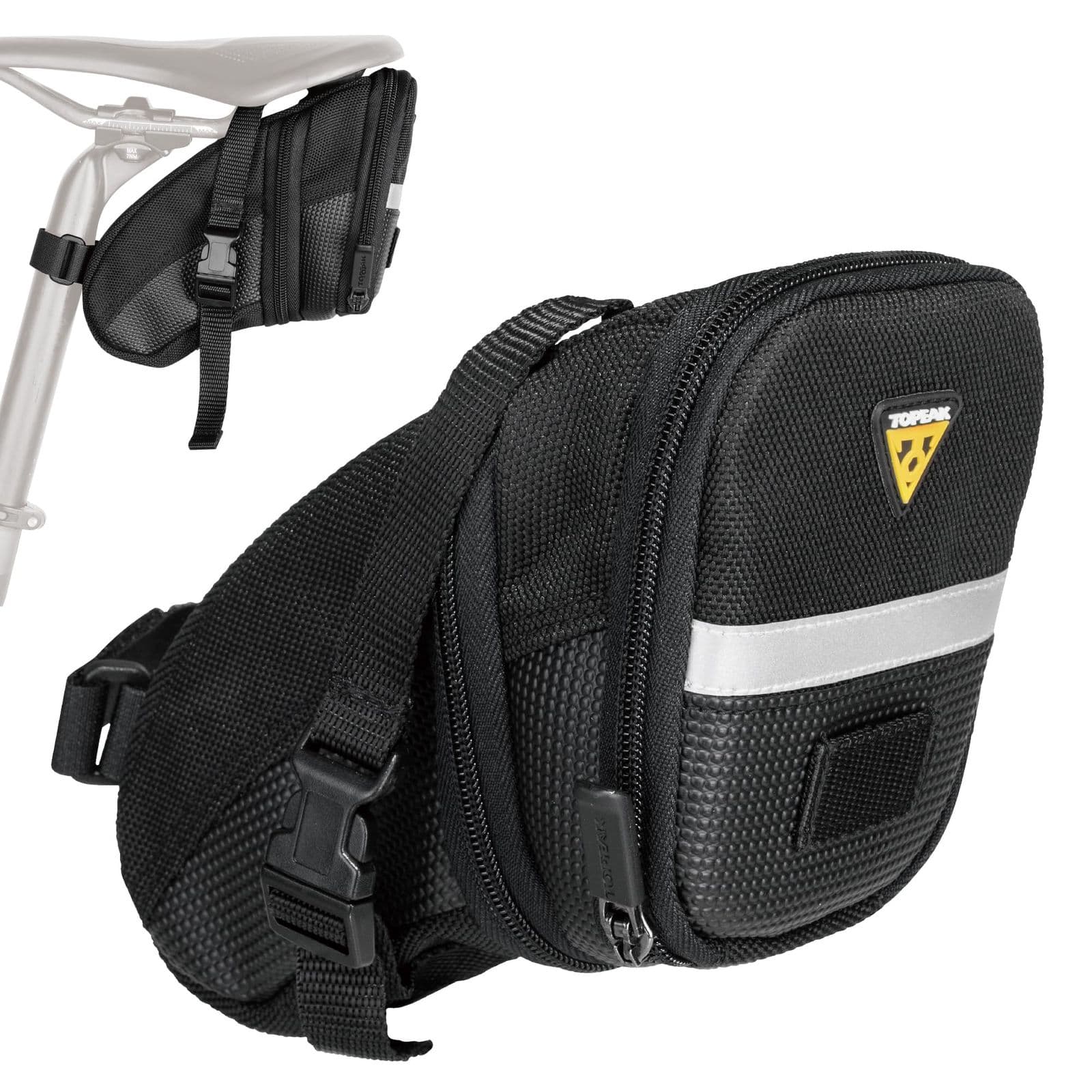Topeak Aero Wedge Medium — сумка под сиденьем с креплением для ремня