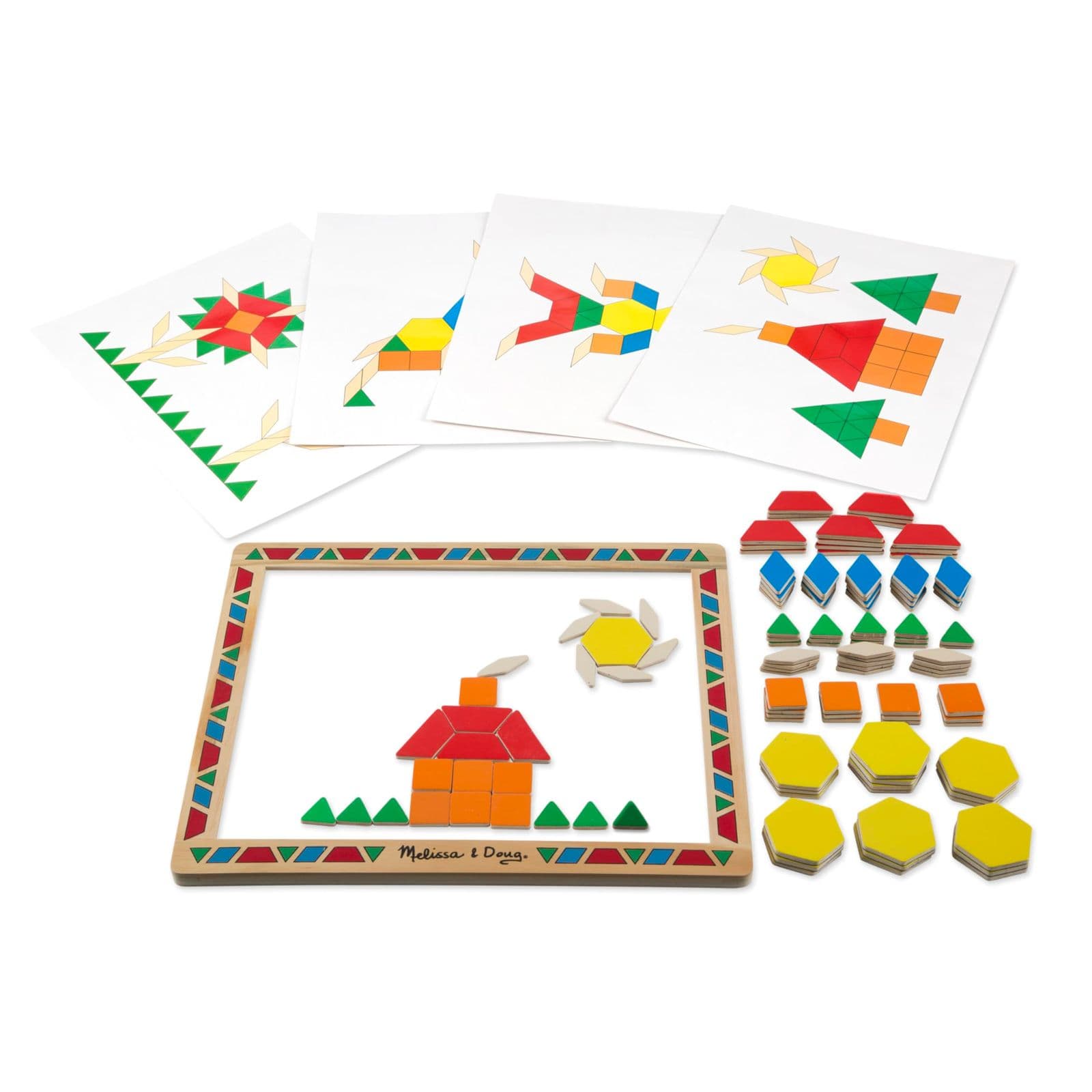 Melissa & Doug — магнитный набор фигур, 120 элементов