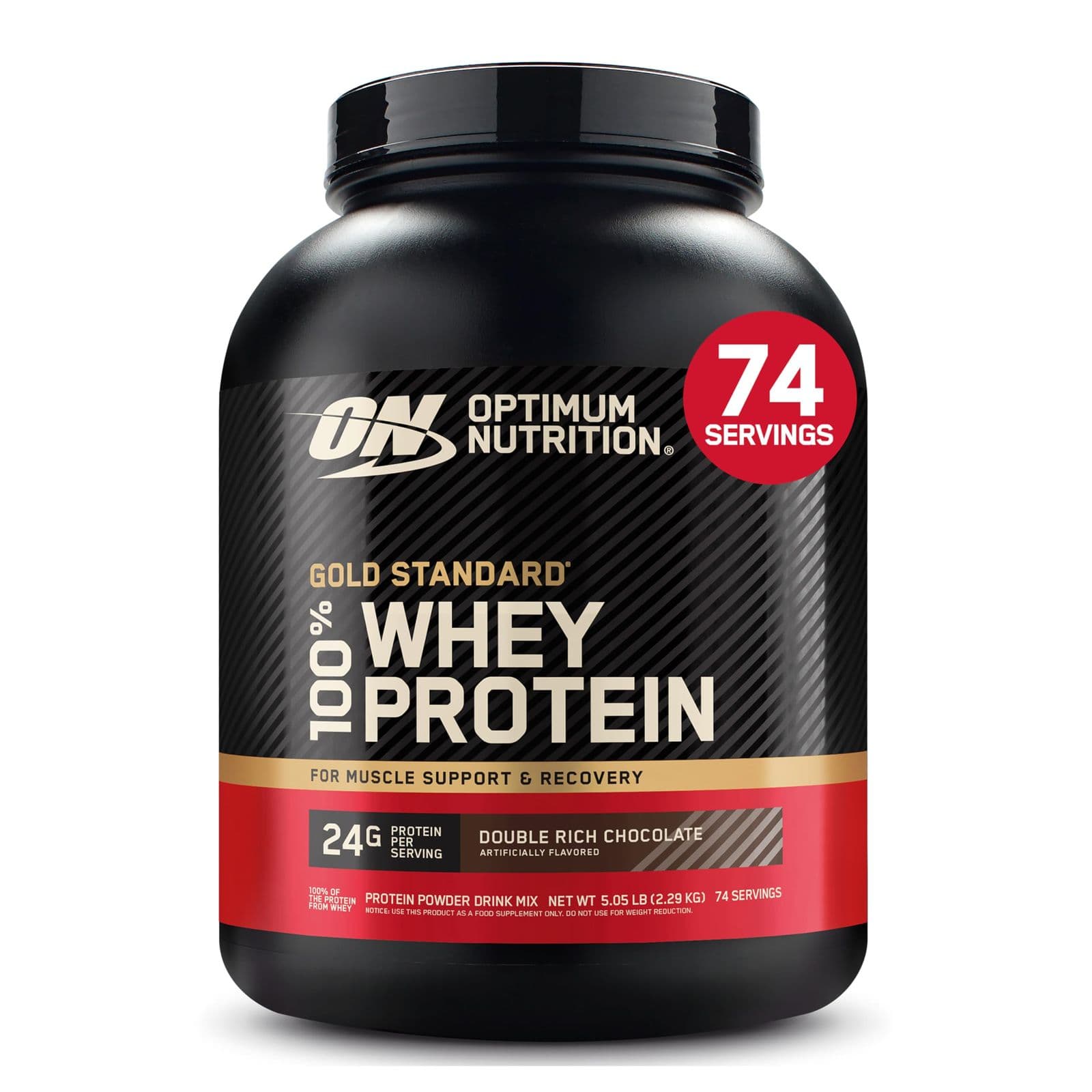 Optimum Nutrition Gold Standard — zardob proteini, 2.27 kg (5 funt)