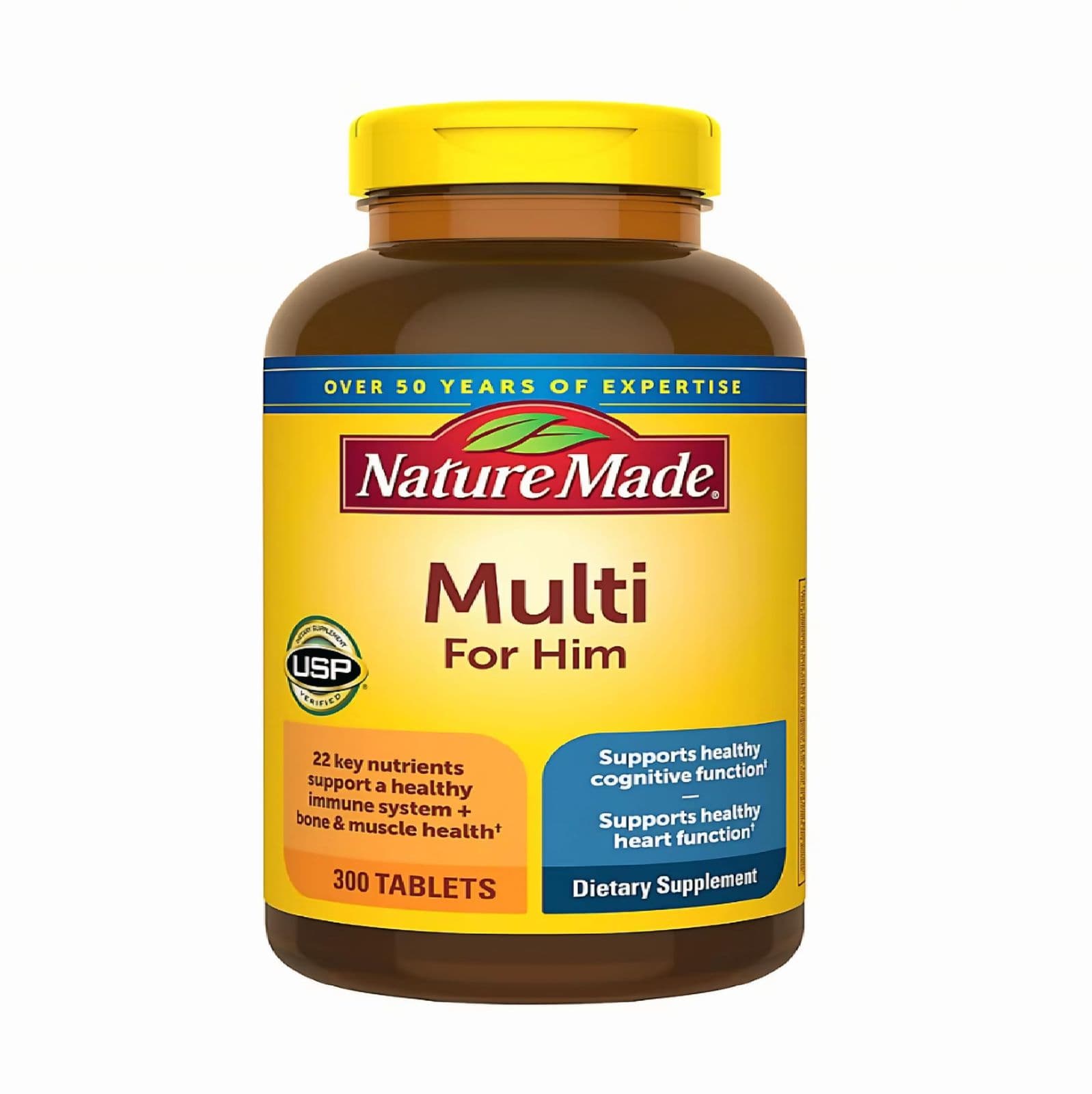 Nature Made — erkaklar uchun multivitaminlar, 300 tabletka