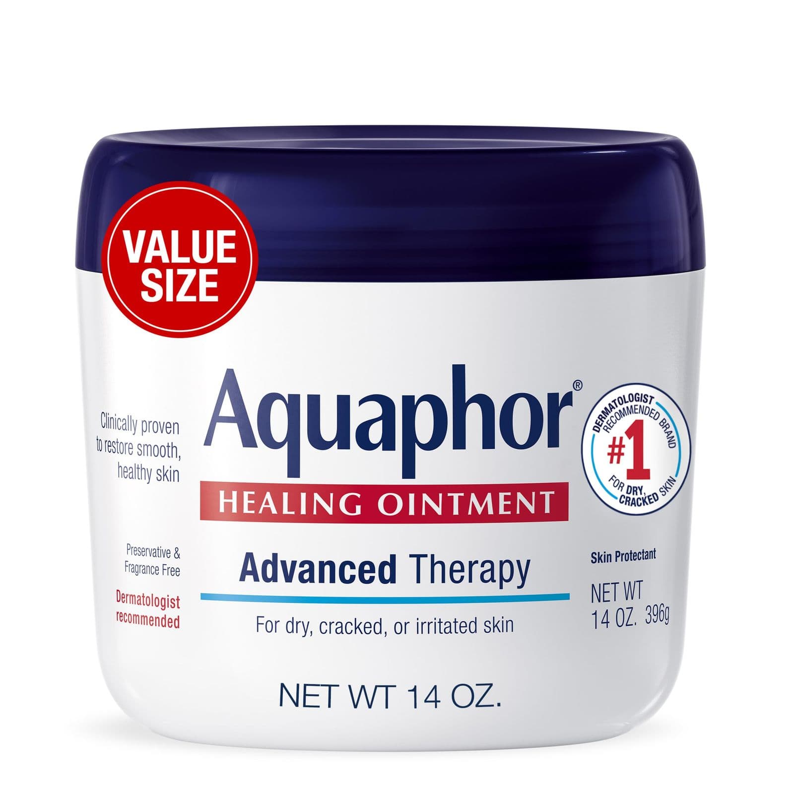 Aquaphor Healing Ointment — заживляющая мазь для сухой кожи, 198 г