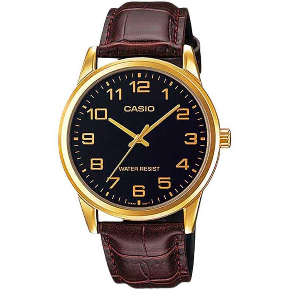 Casio MTP-V001GL-1BUDF — классические часы, золотистый акцент
