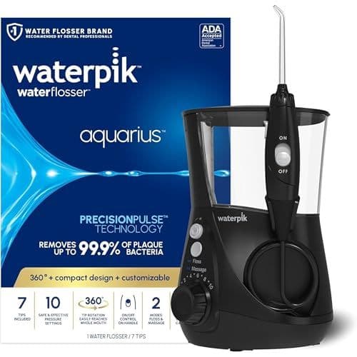 Waterpik Aquarius irrigatori, qora
