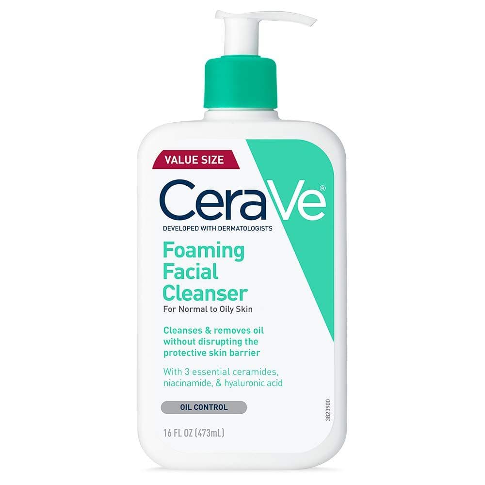 CeraVe Foaming Cleanser — пенка для умывания жирной кожи, 473 мл