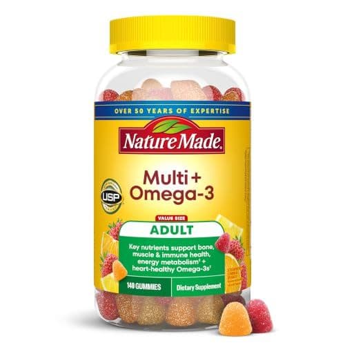 Nature Made Multi + Omega-3 — жевательные мультивитамины