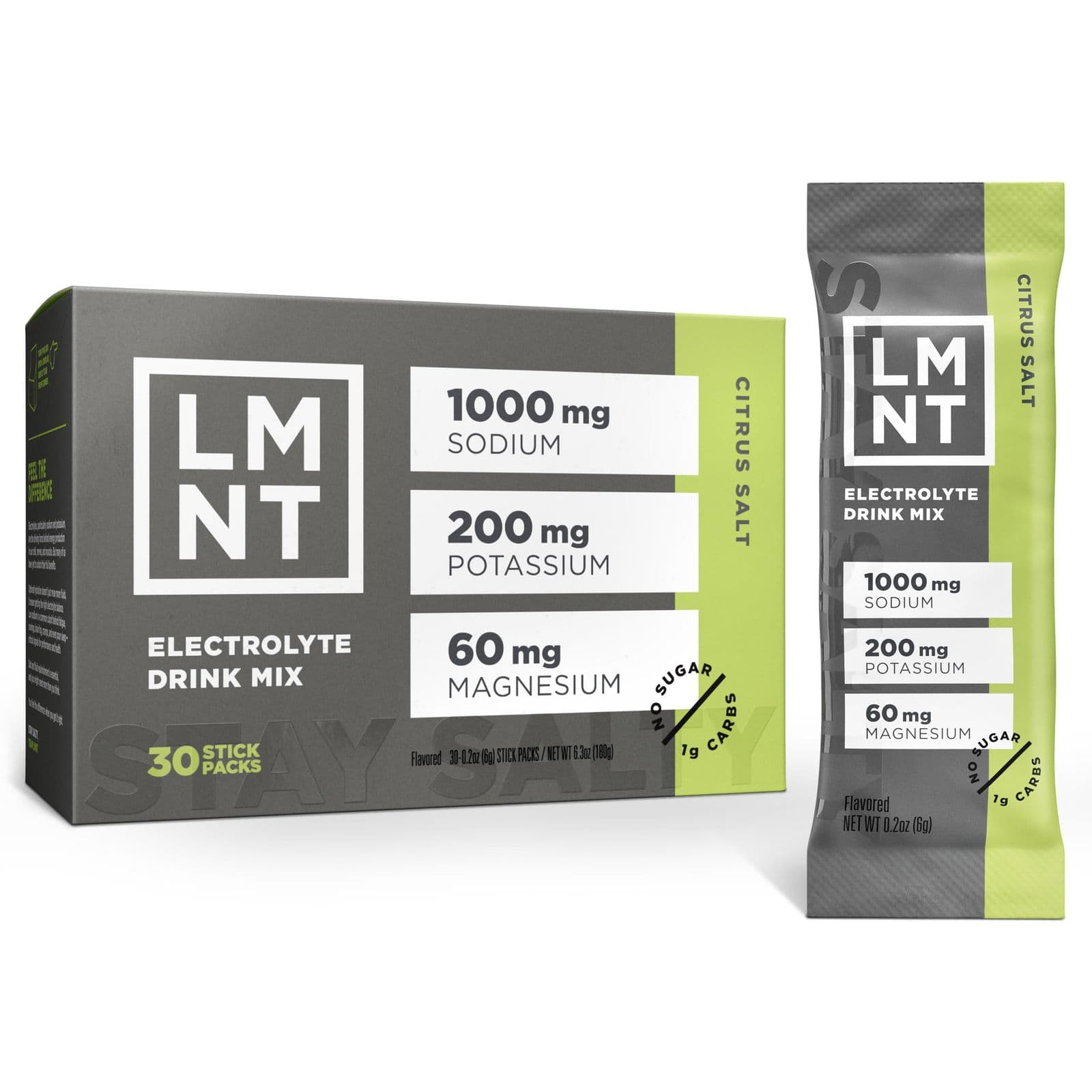 LMNT Recharge — kukun elektrolitlar, sitrus-tuz, 30 paket