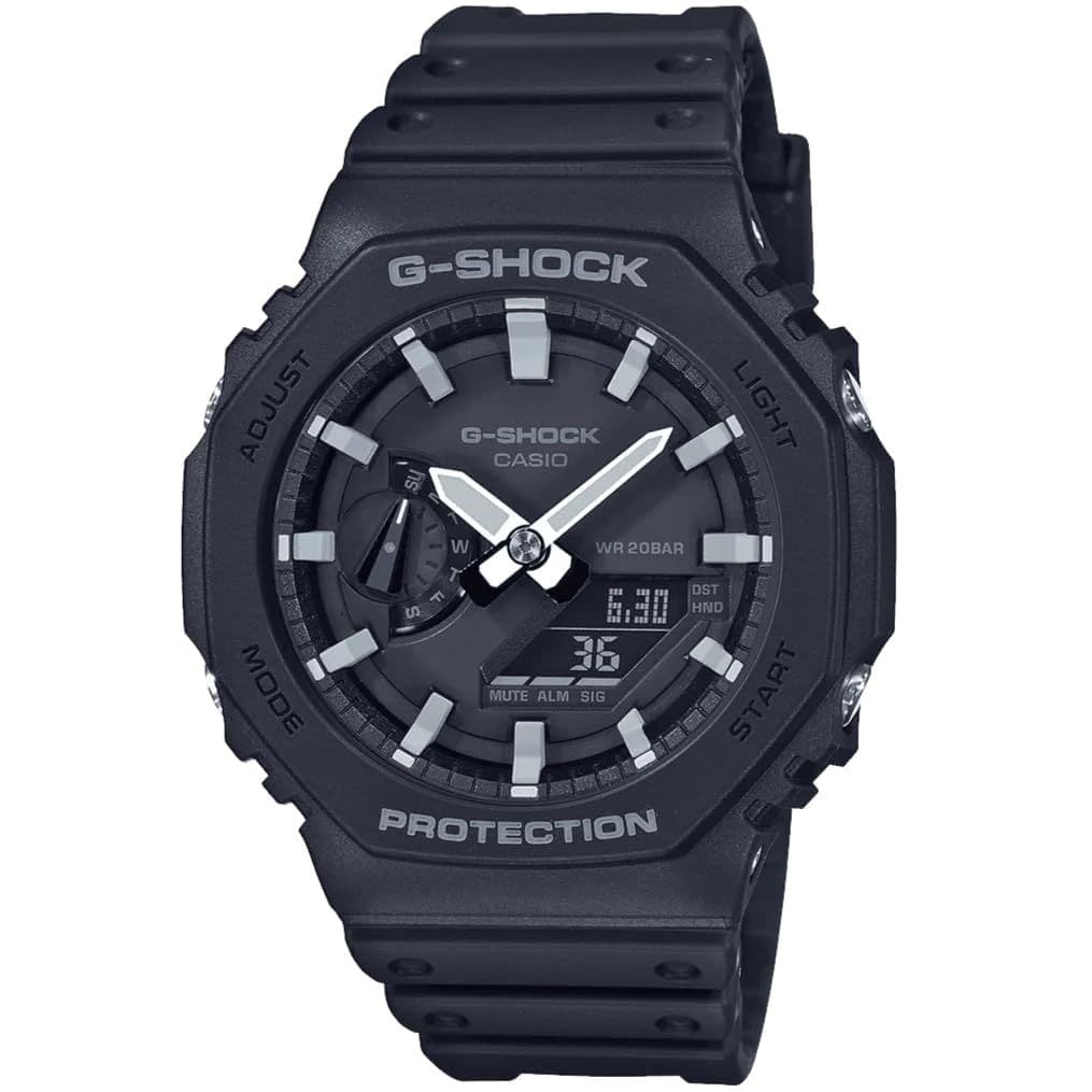 Casio G-Shock GA-2100-1A1 — ударопрочные часы «CasiOak», чёрные