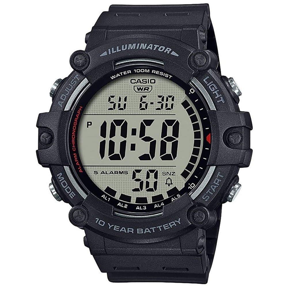 Casio AE1500WH — цифровые часы с батарейкой на 10 лет
