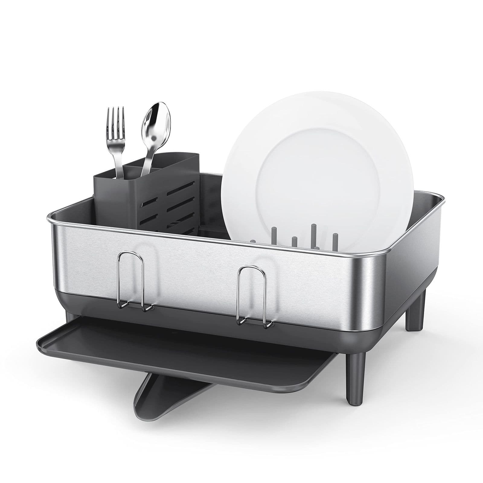 simplehuman Dishrack Compact — сушилка для посуды, для маленькой кухни