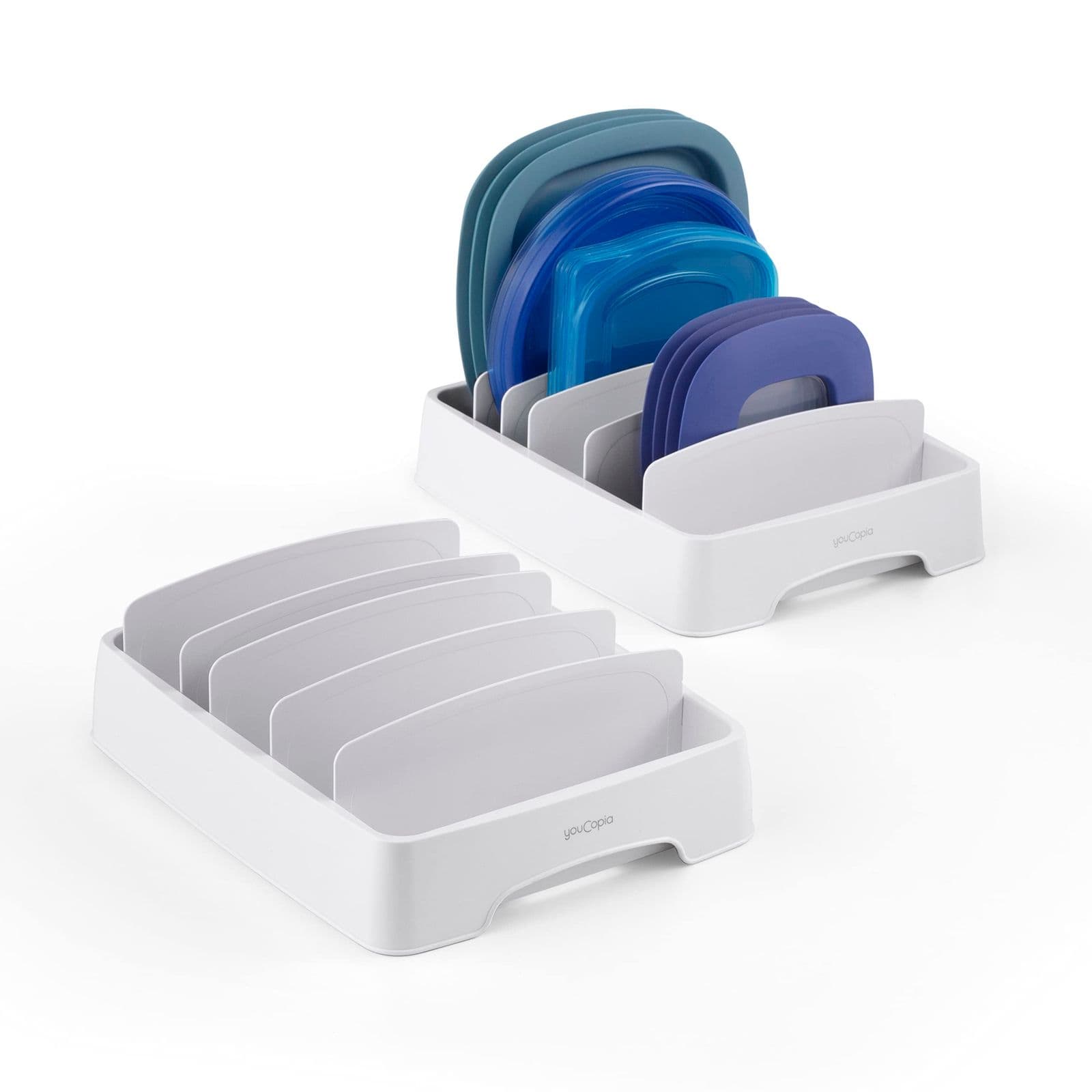 YouCopia StoraLid Small 2-Pack — органайзер для крышек, регулируемый