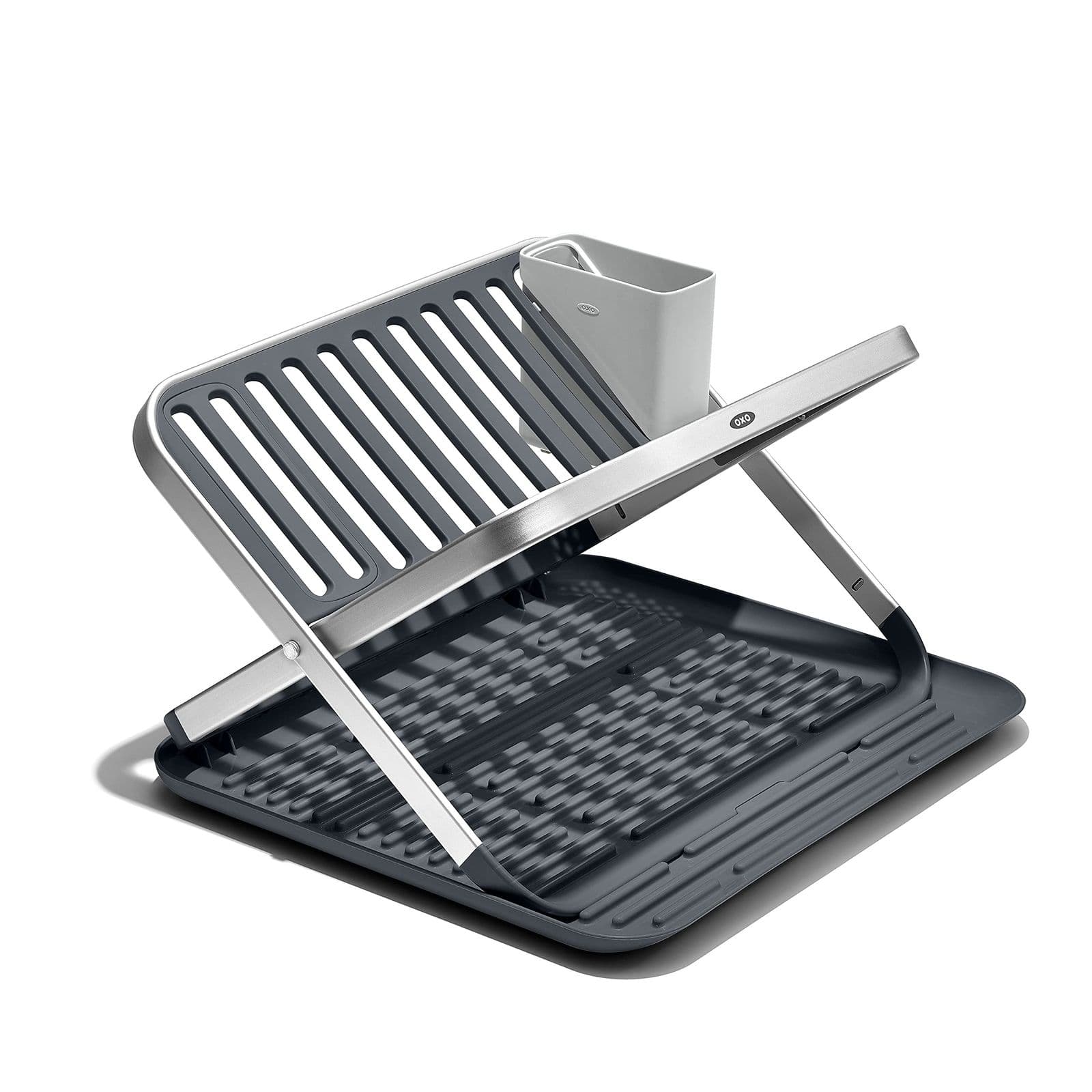 OXO Drying Rack — сушилка для посуды, двойная, складная