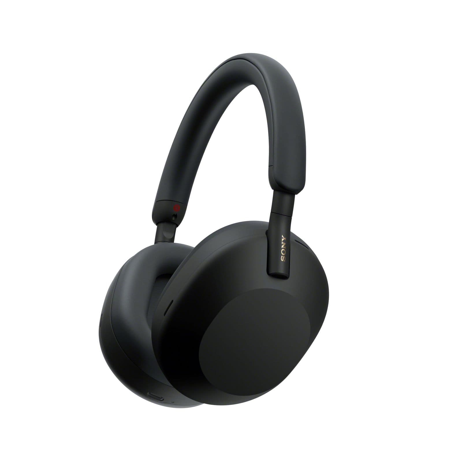 Sony WH-1000XM5 — беспроводные наушники с шумоподавлением, чёрные