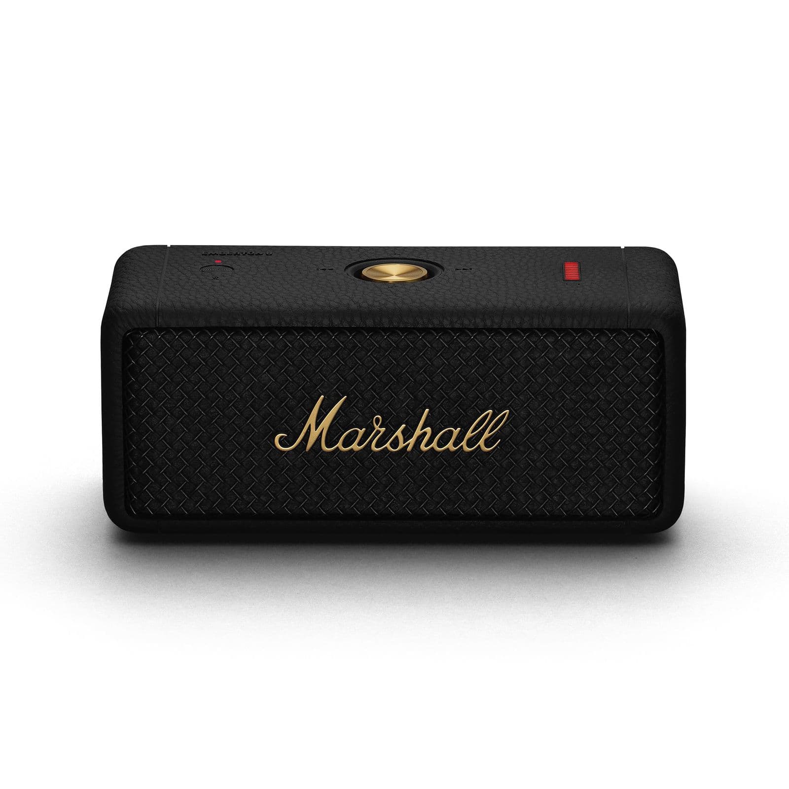 Marshall Emberton II — портативная колонка, чёрно-латунная