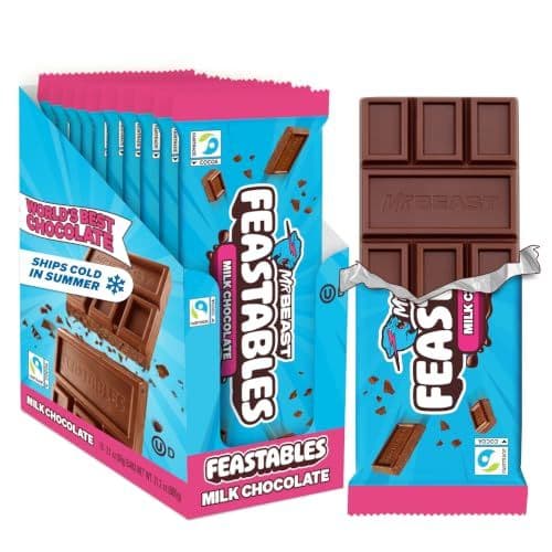 Feastables Milk Chocolate — шоколад, 10 плиток