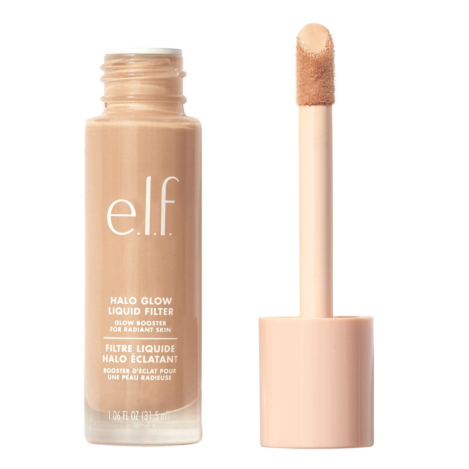 e.l.f. Halo Glow Liquid Filter — сияющий бустер для лица, оттенок 3