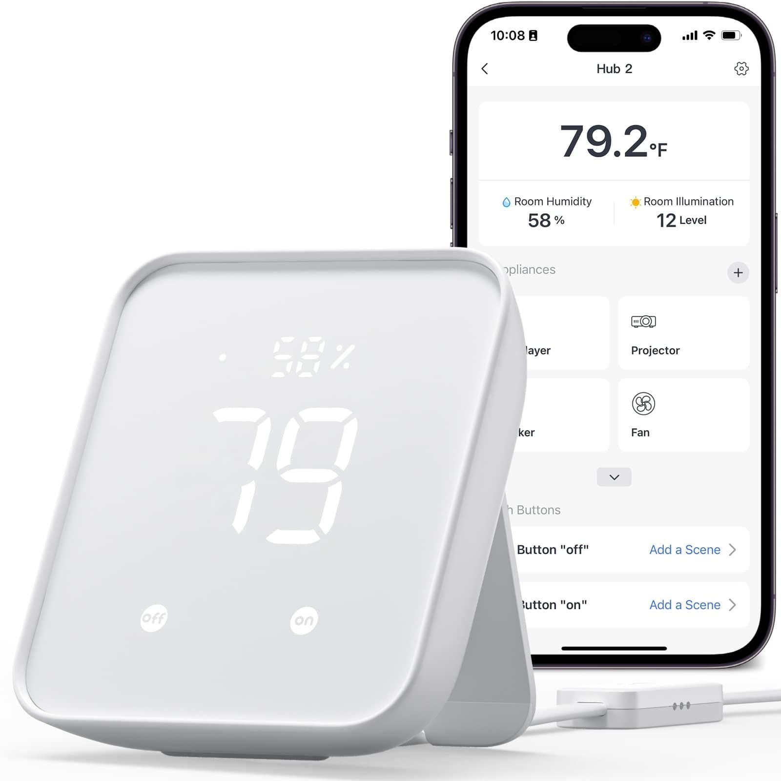 SwitchBot Hub 2 — центр умного дома с Matter и ИК-пультом