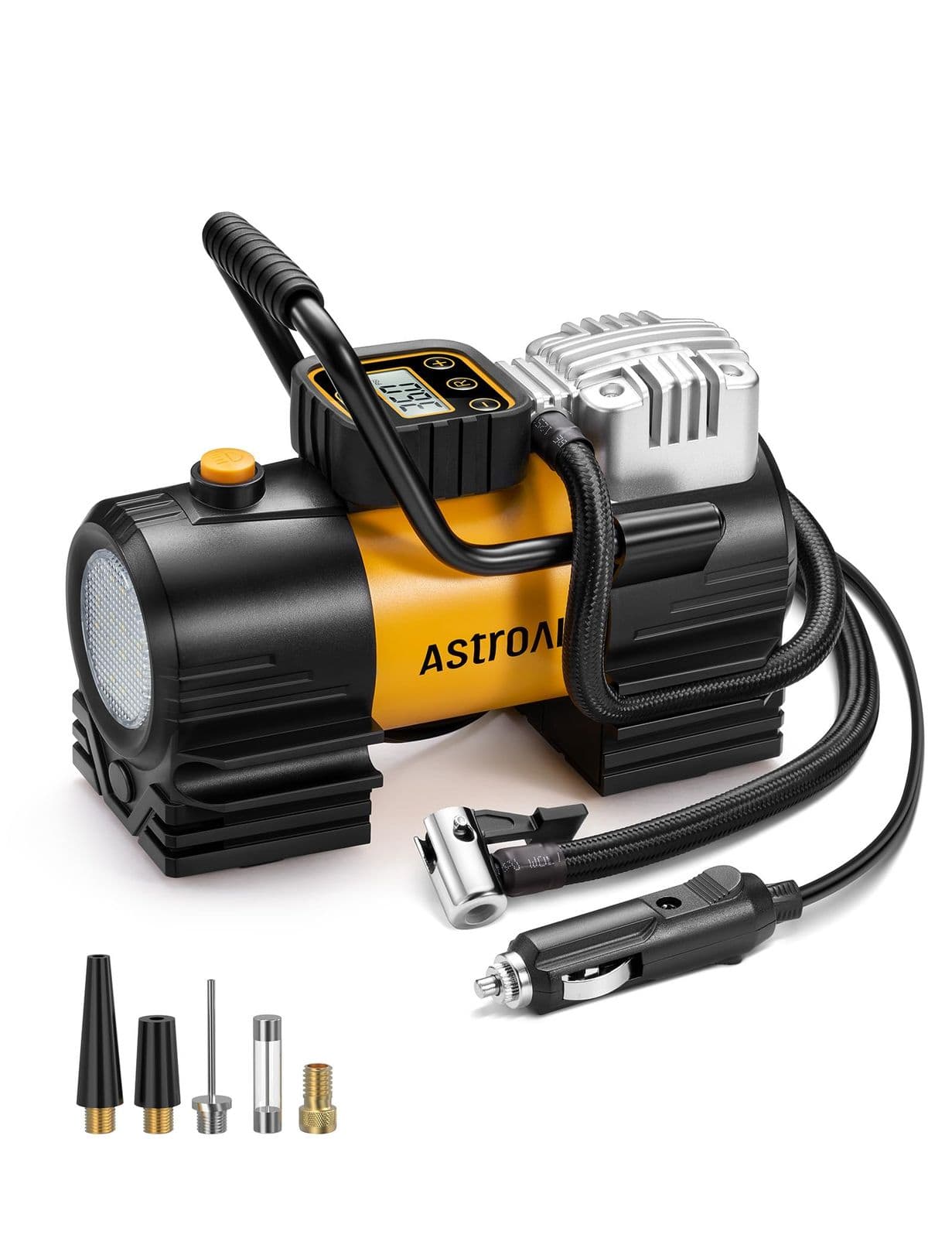 AstroAI Tire Inflator — Компрессор 12 В, до 150 фунтов на квадратный дюйм