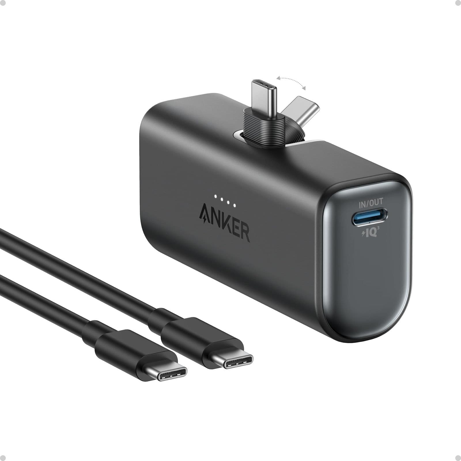 Anker Nano — cho‘ntakbop 5000 mA·soat power bank, 22,5 Vt