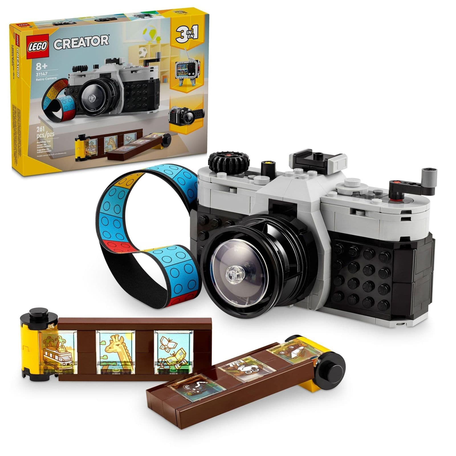 LEGO Creator 31147 — ретрокамера-конструктор, серия 3 в 1