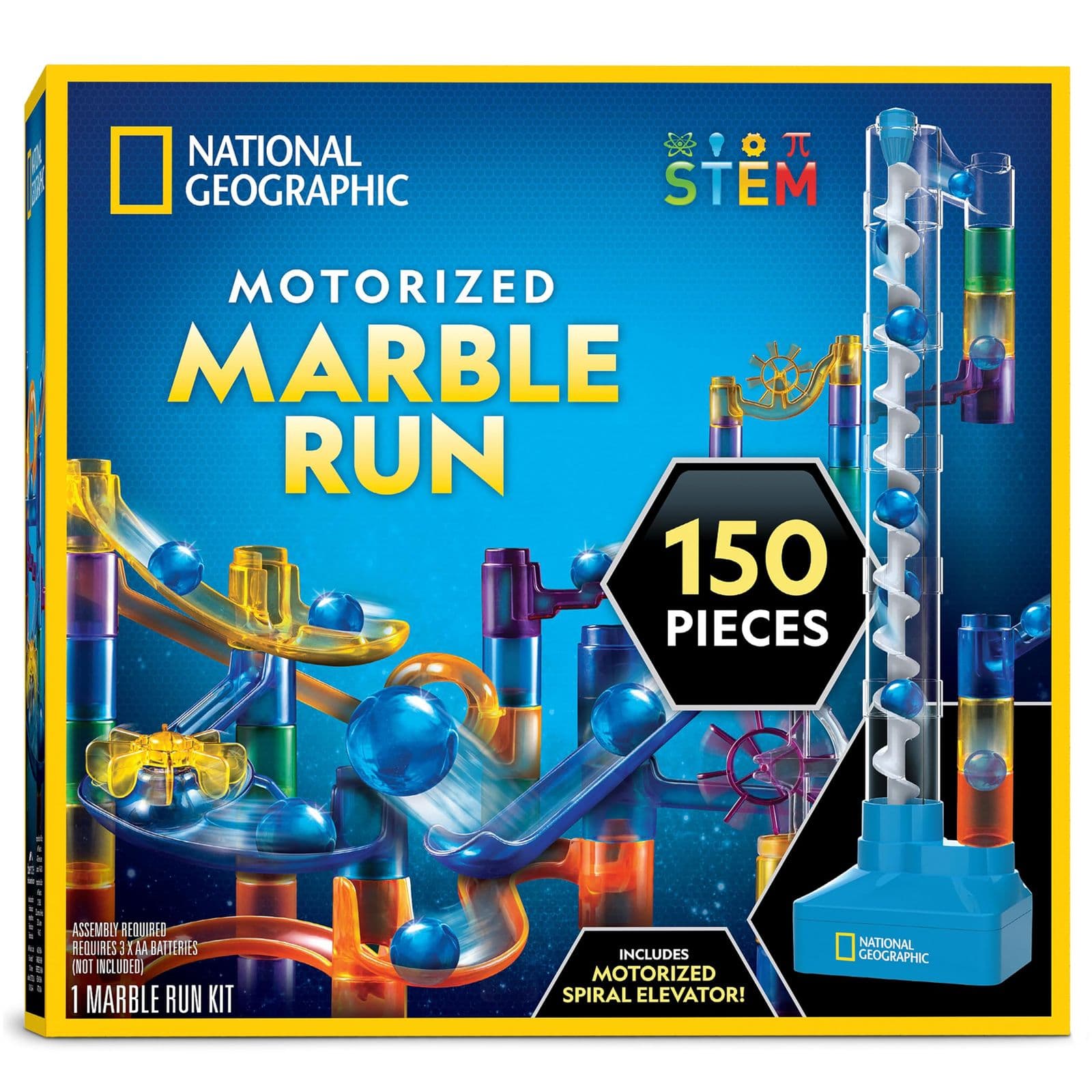 National Geographic Marble Run — трек с лифтом, 150 деталей