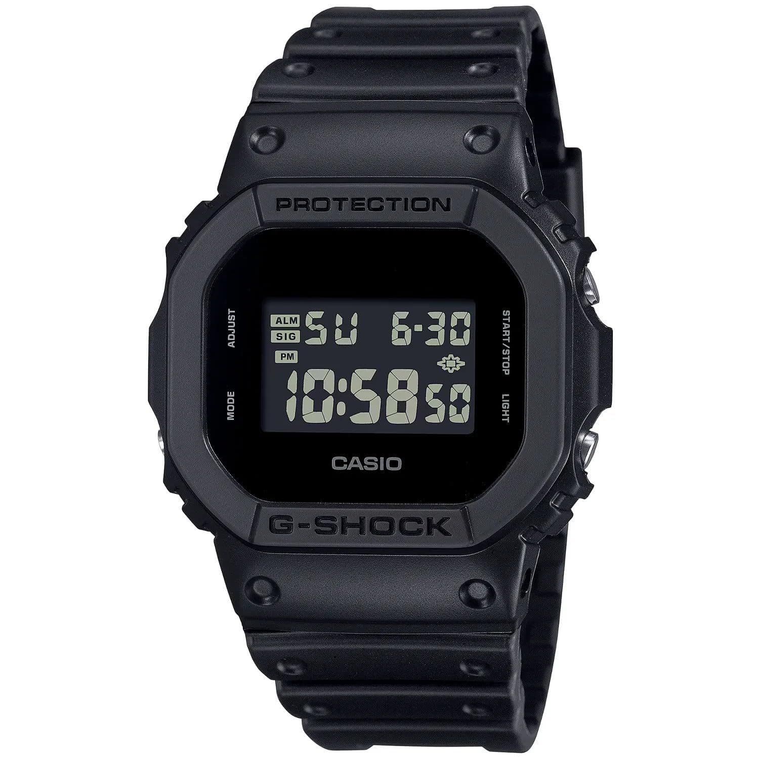 Casio G-Shock DW-5600 — ударопрочные электронные часы, чёрные