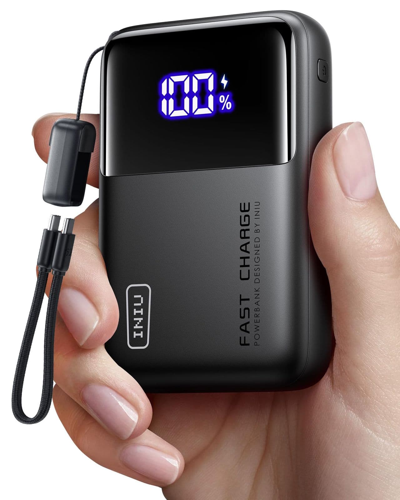 INIU — noutbuk uchun 20000 mA·soat power bank, PD 65 Vt