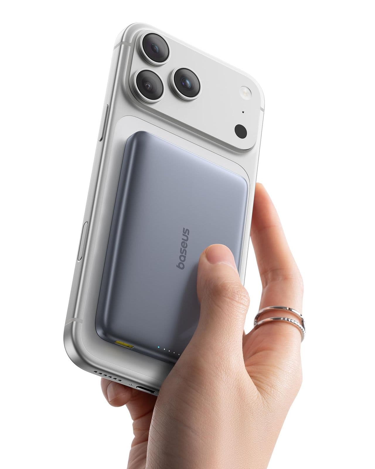 Baseus Picogo — yupqa 10000 mA·soat power bank, 27 Vt USB-C